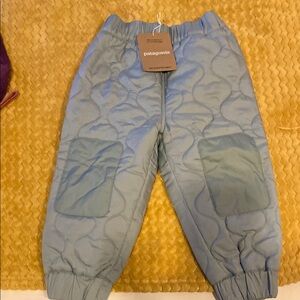 Patagonia Kids Blue Quilted Bottoms
